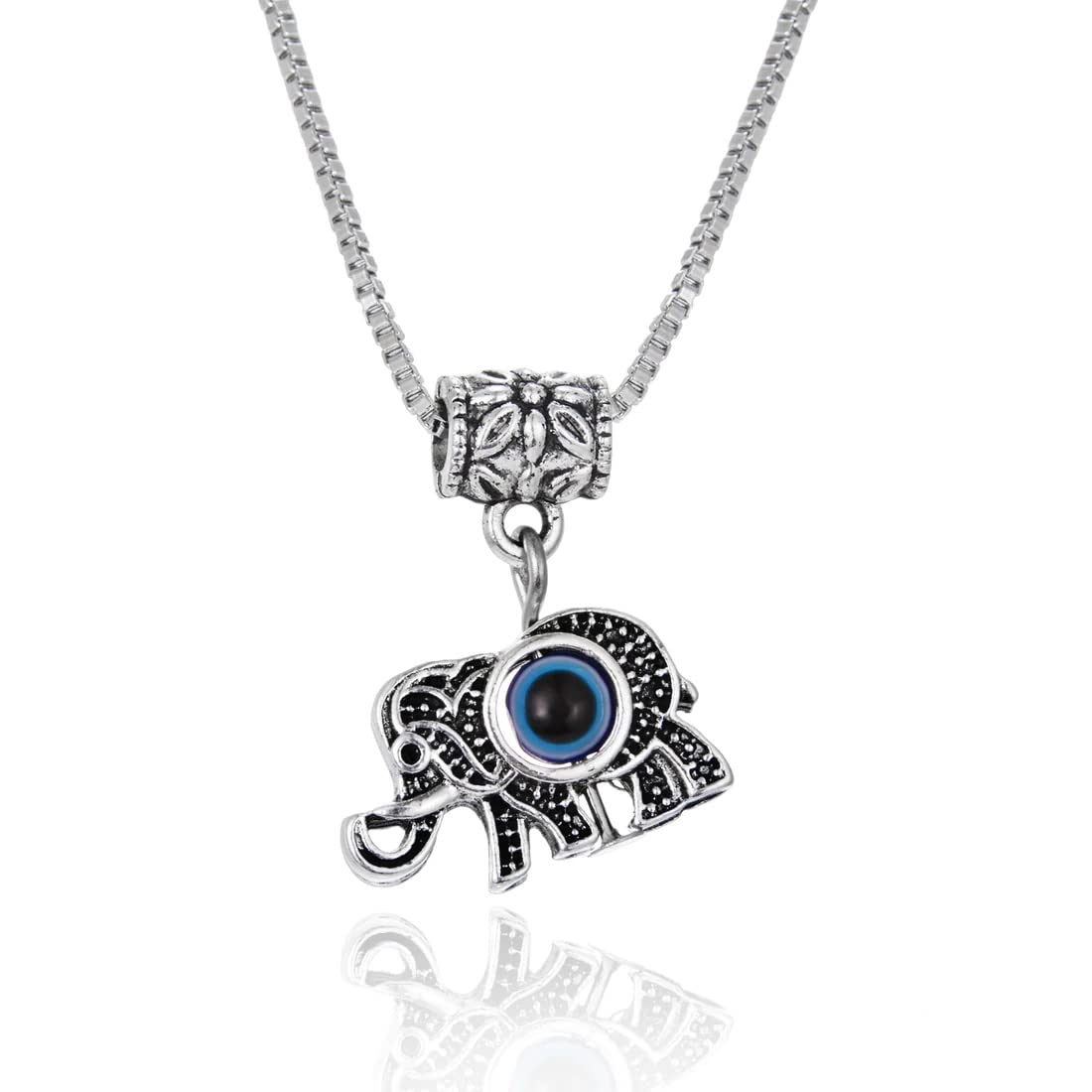 El Regalo 1pc Evil Eye Protection Pendant Necklace for Kids/Girls/Boys/Men/Women (Elephant Evil Eye) (B0B6F735MJ) Amazon Price History, Amazon Price Tracker