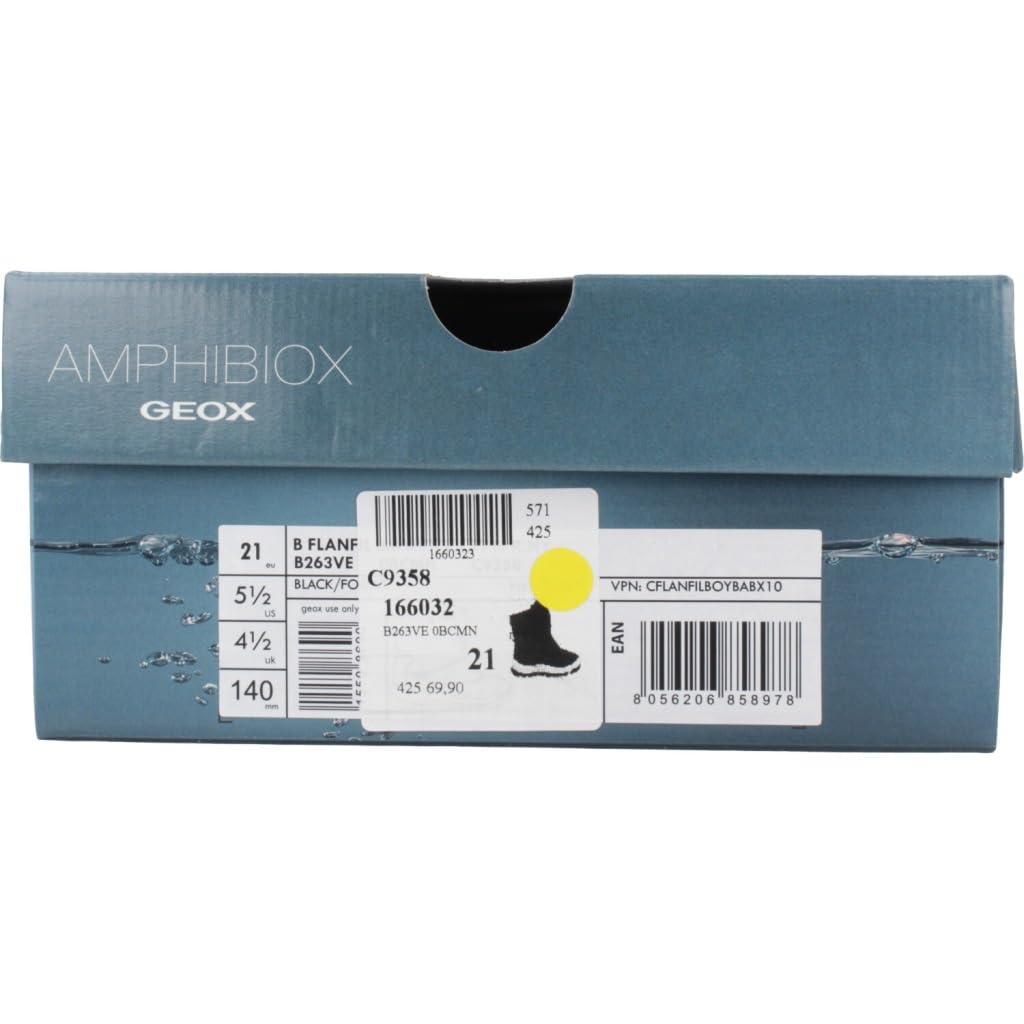 Geox B Flanfil Boy B Abx, Botines para Bebé Niño