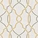 NuWallpaper NU1695 Sausalito Taupe/Yellow Peel & Stick Wallpaper