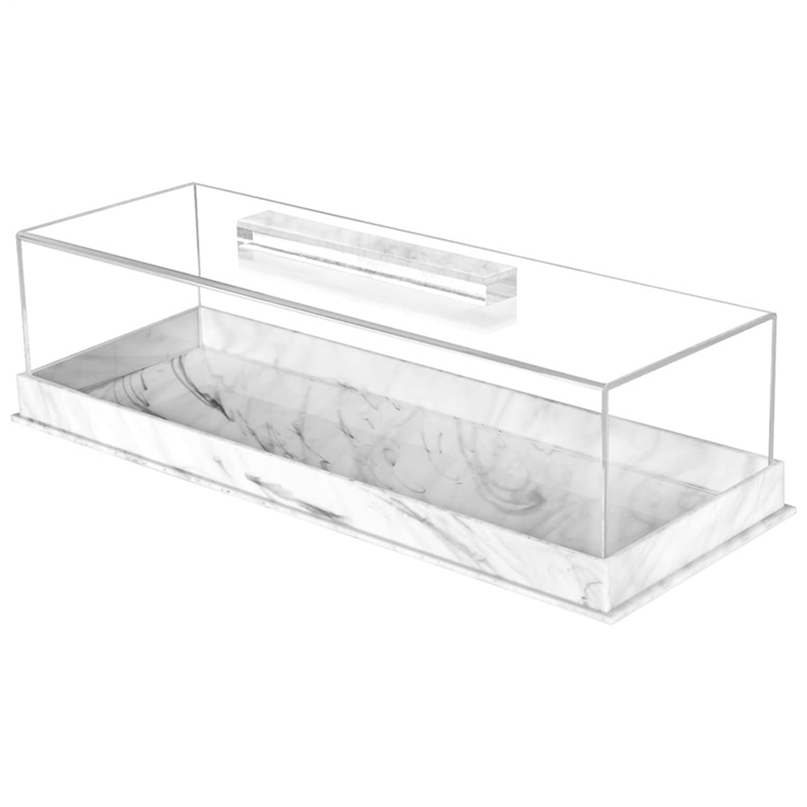 Vitrina expositora de pastelería fina soporte acrílico transparente de alta resistencia