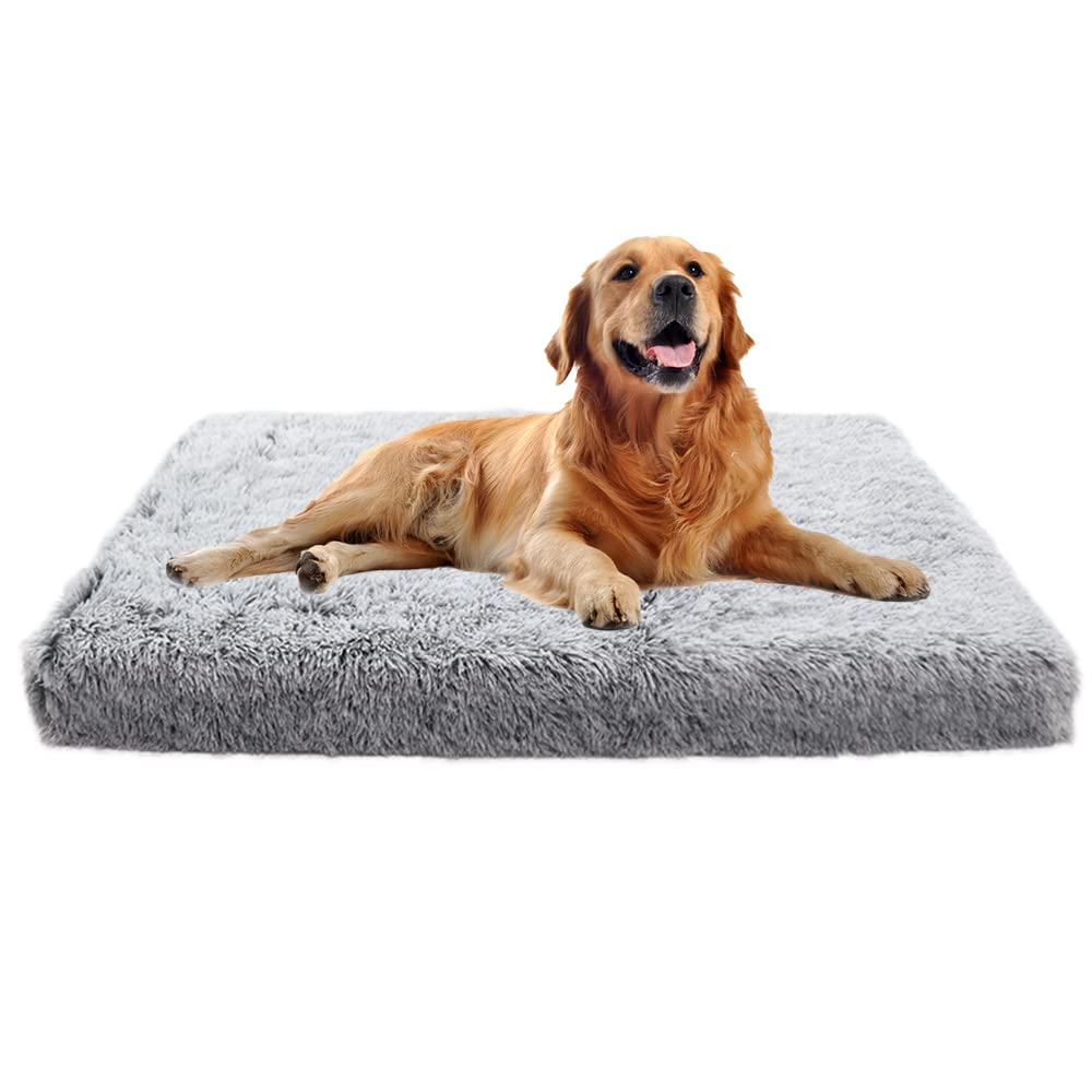 TMbsfatn Dog bed large Premium corrugated Memory Foam comfortably Orthopaedic dog beds detachable and washable washable Pet dog mat (120-80-10CM) — image 1