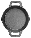 WINCO Cast Iron Skillet, Black
