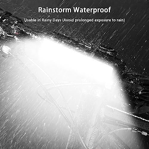 Suruid Super Bright LED Bike Light being used at night