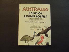 National Geographic Map Of Australia Land Of Living Fossils Feb 1979