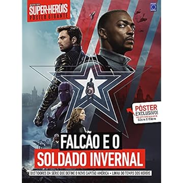 Capa do livro Superpôster Mundo dos Super-Heróis - Falcão e o Soldado Invernal