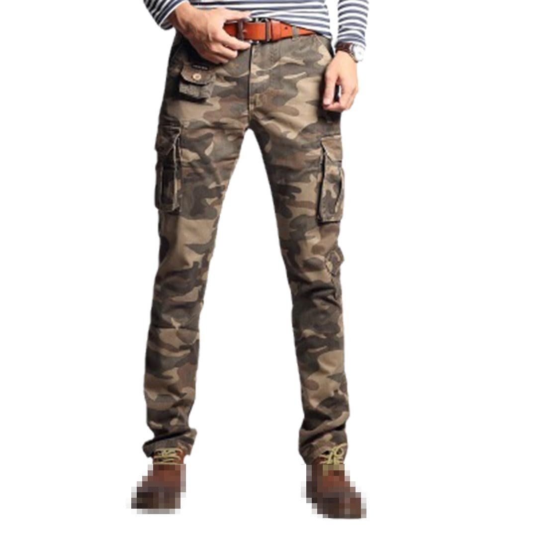 Męskie spodnie dorywczo Joggers Wojskowe spodnie taktyczne Cargo Multi-Pocket Spodnie