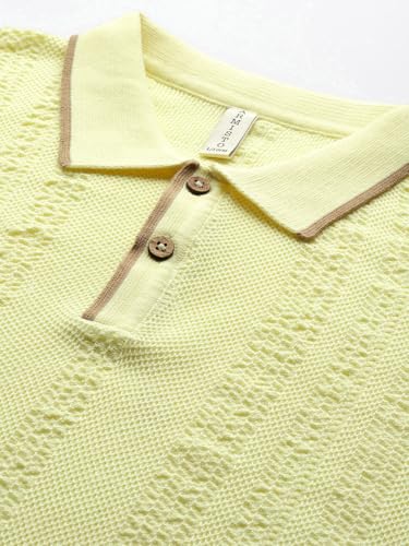Image of Armisto Men's 100% Cotton Fancy Party Polo T-Shirt /Neutral Colour
