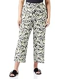 gerry weber edition 822197-44017 pantaloni, stampa verde, 50 donna