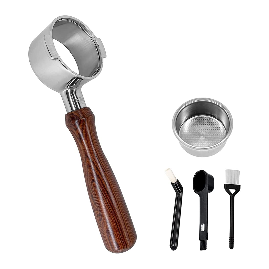CTRLZS Coffee 51mm Bottomless Portafilter Compatible with Icona ECP ECOV311 Espresso Machine, No Base Filter Holder