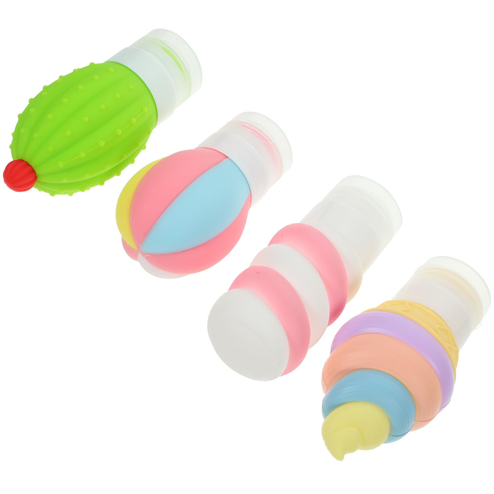 Botellas exprimibles de silicona con diseño antigoteo y buen sellado para condimentos