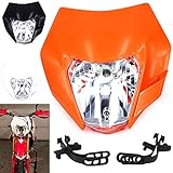 Material: Plástico PP Careta k.t.m Careta Moto Careta Moto Enduro Universal para K.T.M 125exc 200exc 250exc 300exc 450exc 125sx 250sx 350sx 250sxf 350sxf 450sxf 525exc,Naranja