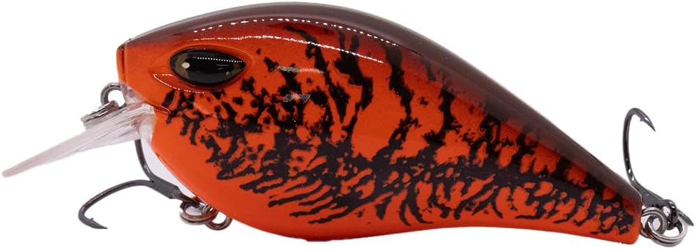 Duckett Fishing Squarebill Crankbait, Shallow Water Bass Lure with Aggressive Action and Deflections