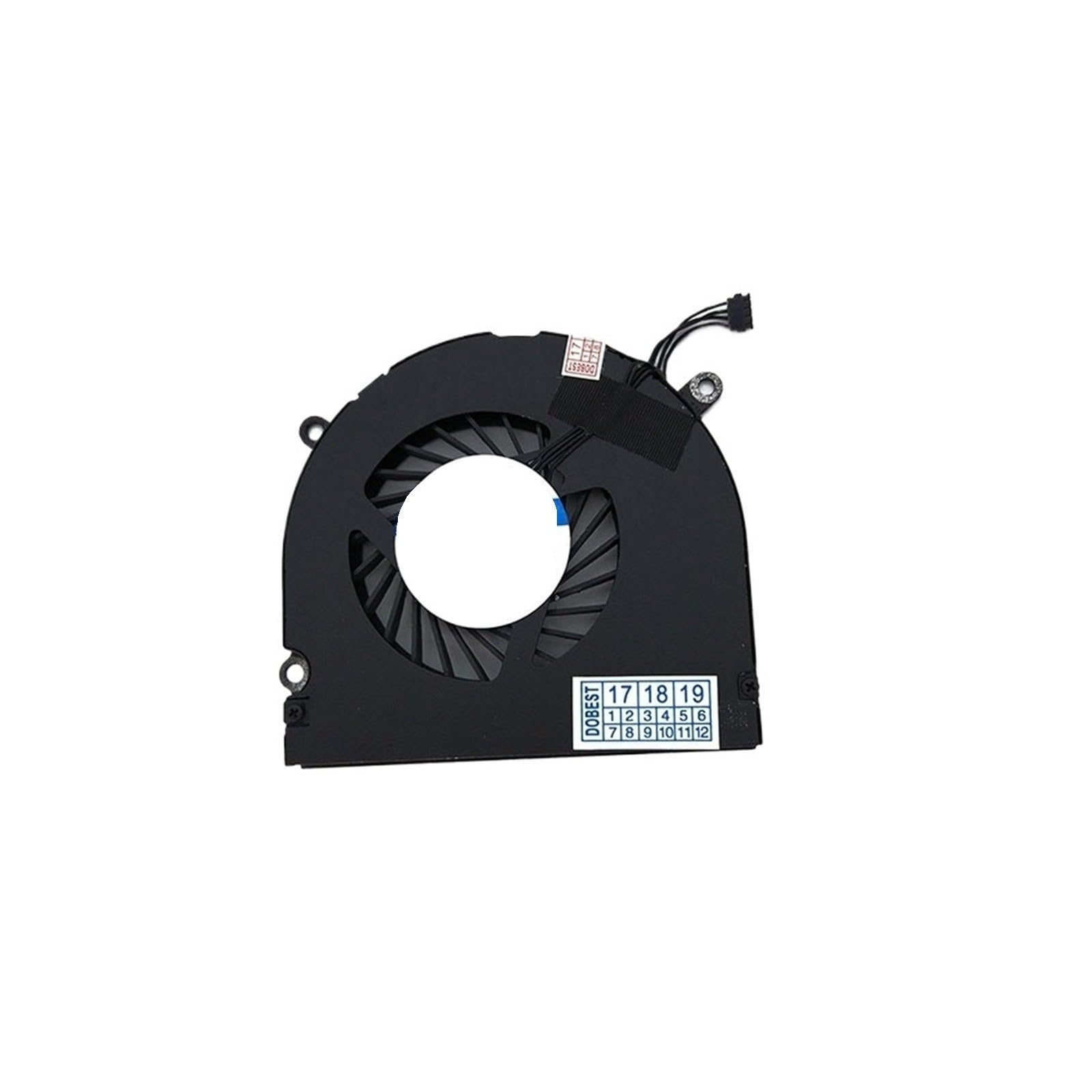 Ventola di Raffreddamento della CPU, Compatibile con MacBook, Ventilatore PRO Unibody A1286 MC118LL 2009 da 15 Pollici