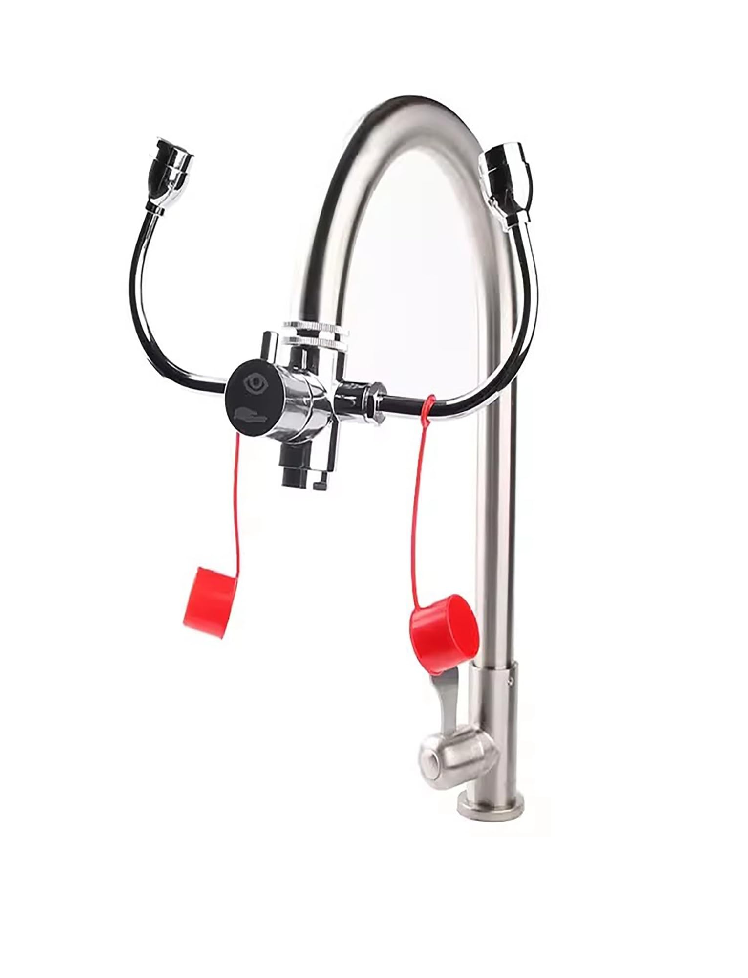 Generisch Augendusche mit Doppelfunktion und Wasserhahn, Notfall-Augenduschen mit Wasserhahnanschluss für Waschbecken, Augenspüleinheit mit Augenspüllösung für die Erste Hilfe (Farbe 4)