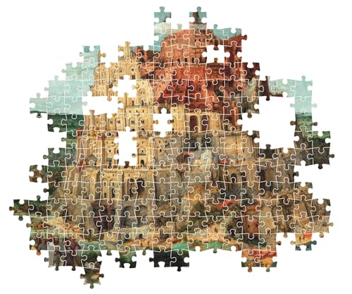 Puzzle Compact 1500 pièces : Bruegel : La Tour de Babel Clementoni Puzzles - vue 5