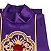 YOYEMAN Catholic Priest Gothic Chasuble Vestments-Unisex Liturgical Mass Robe for Pastor Celebrant Clergy Church Services (Purple, Small)