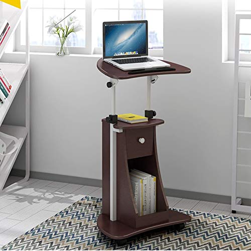 Chariot pour ordinateur portable compact pour libérer de l'espace dans un studio
