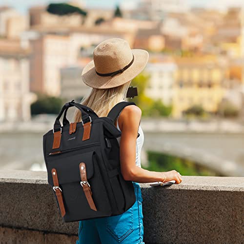 LOVEVOOK Sac a Dos Femme, Imperméable pour Ordinateur Portable 15,6 pouces – Image 6