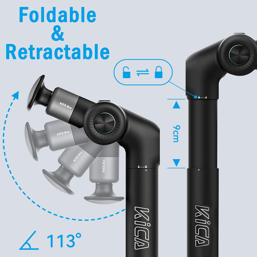 Adjustable Arm, 12.9-inch Extendable Poll, 6 Heads, Built-in Heat Compress for Deep Tissue Back Massage, Athletes Pain Relief, Portable Handheld Massage, Black Adjustable Arm, 12.9-inch Extendable Poll, 6 Heads, Built-in Heat Compress for Deep Tissue Back Massage, Athletes Pain Relief, Portable Handheld Massage, Black