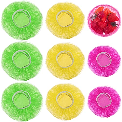 360 Pcs Reusable Bowl Covers Elastic Food Storage Covers Kitchen Food Covers For Outside Stretch Plastic Wrap For Food Plastic Food Wrap For Outdoor Picnic Container Plate #TOP26