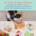 Bentgo Easyboxes - Original Stackable Lunch Boxes - Reusable 3-Compartment Food Containers for Kids and Adults - Bento Lunch Box for Meal Prep, School, & Work - BPA Free, Set of 4 (Classic) - Image 4