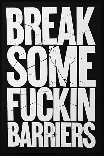 Break Some Barriers Motivational Gym Fitness Sport Him Weightlifting Crush