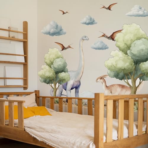 Vinilo Decorativo Dinosaurio Extra Grande Boho para Pared miniatura 6