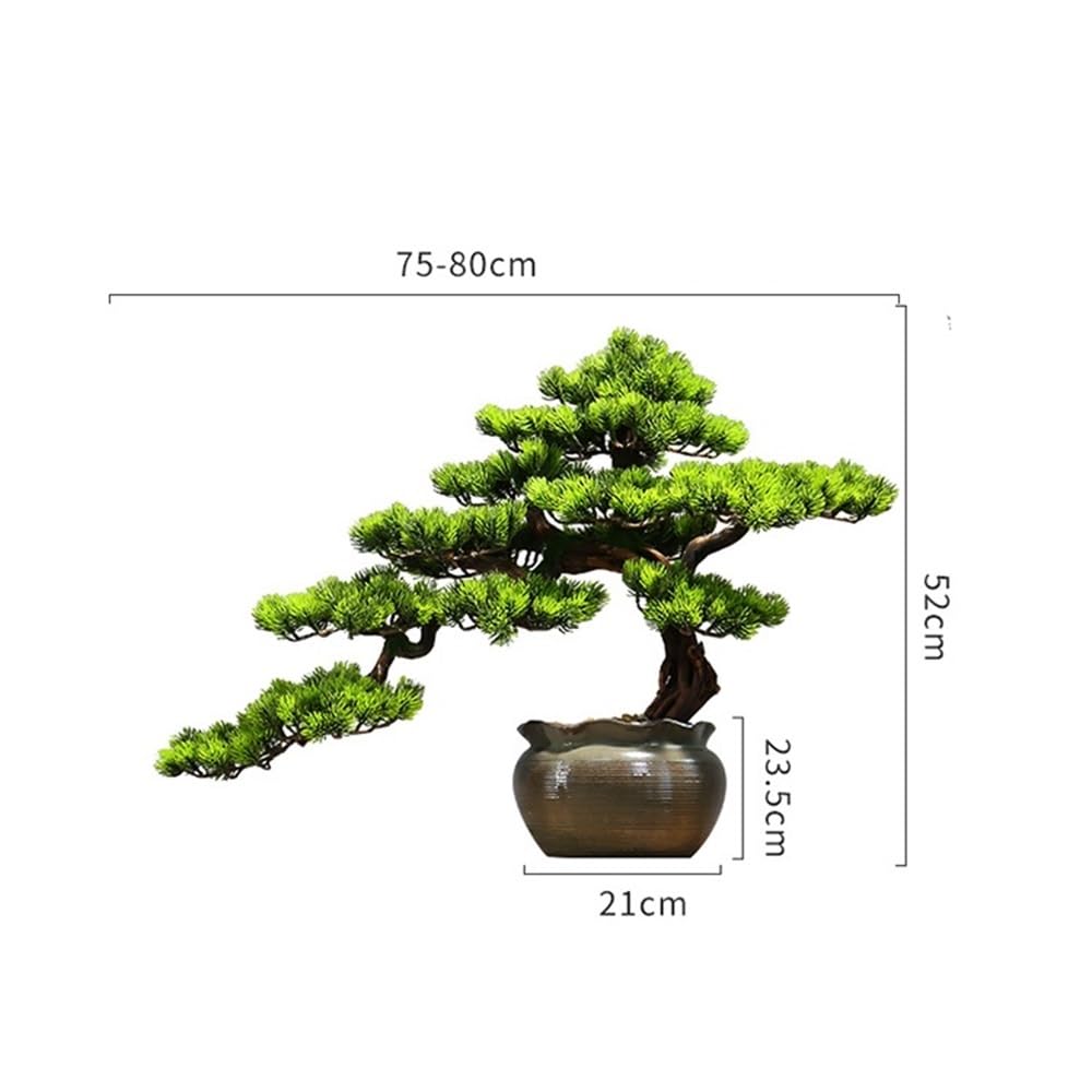 Fałszywa roślina Symulacja Bonsai Fałszywe Zielone Rośliny Doniczkowe Biuro Gabinet Dekoracyjne Ozdoby Hotel Wysokiej Jakości Meble