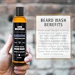 Live Bearded Beard Wash, 8 fl oz - Water-Based Face Cleanser with All-Natural Ingredients for a Gentle, Deep Clean - Made in the USA | Executive Scent - Cedar, Vanilla - Image 3