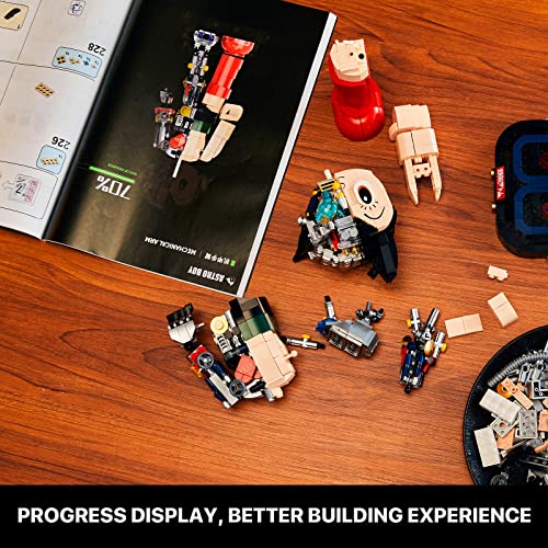 Brickkk Pantasy Astro Boy Building Kit, Cool Building Sets For Adults, Creative Collectible Build-And-Display Model For Home Or Office, Idea Birthday Present For Teens Or Surprise Treat (1258Pieces) #TOP3