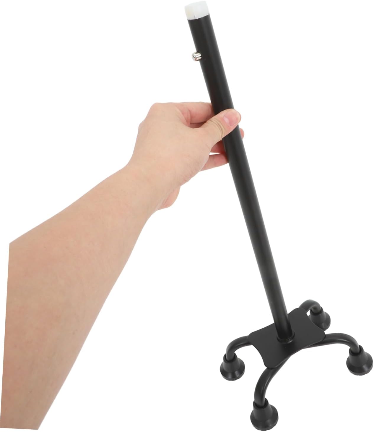Cane Tips for Enhanced Stability Antislip Quad Cane Feet Replacement Durable Support for Seniors Four Legged Design for Secure Grip Various Terrains