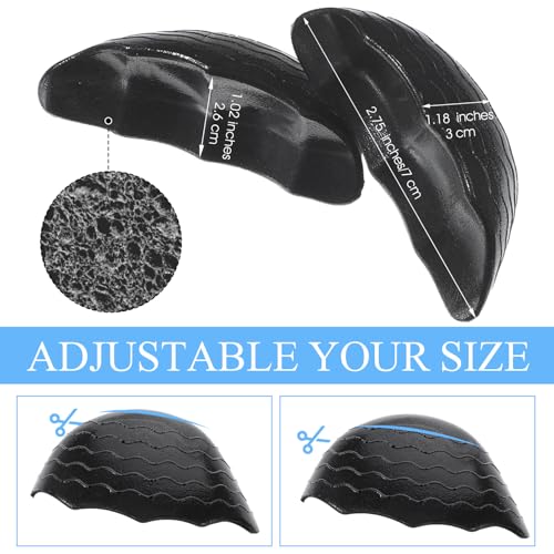 Image of COMNICO Shoe Fillers for Loose Shoe, 4 Pcs Shoe Inserts Anti Slip Toe Filler Cushion Inserts Comfort Prevent Heel Slipping Shoe Fillers for Men and Women Shoe Too Big