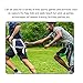 RiToEasysports Flag Football Set with 14 White Belts, 42 Waist Flags, 12 Cones, PVC Material, Storage Bag Included, Complete Training Kit