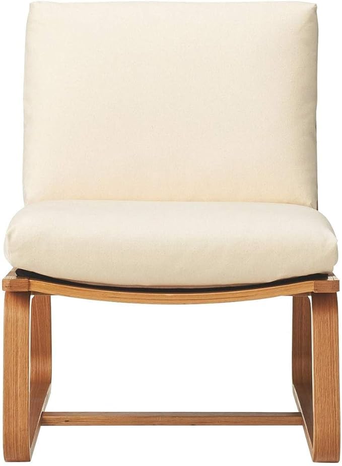 [Yasu]リビングでもダイニングでもつかえるソファチェア・オーク材 無印良品 リビングでもダイニングでもつかえるソファチェア・オーク材