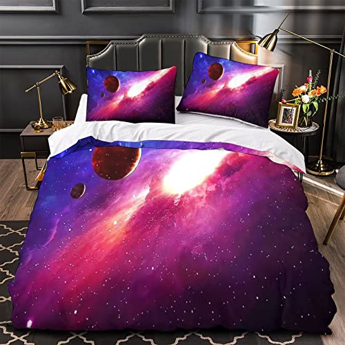 Parure de lit en microfibre douce avec fermeture éclair solide