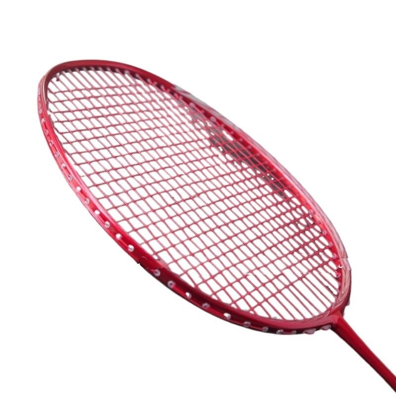 Badminton Set Raqueta de bádminton Fibra Carbono con Bolsa Cuerdas Raquetas Profesionales