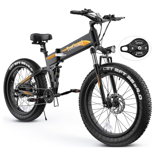 TotGuard Electric Bike, 26" Fat Tire Electric Bike for Adults 500W 21.6MPH Ebike Foldable Adult Electric Bicycles Electric Mountain Bike with 48V 10Ah Battery and Lockable Suspension Fork