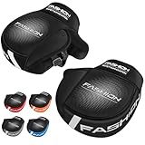 【2025アップグレード】 Homwarm バイクハンドルカバー 防水 防風 防寒 保温 バイク用 三層構造 ネオプレン素材 起毛裏地 秋冬防寒用 夜間反射 取付簡単 洗濯可能 オートバイ スクーター モペット 小型/大型自転車に適用 (ブラック)