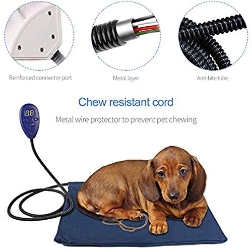 40 cm, lettino riscaldante elettrico per animali domestici, letto 40 cm, lettino riscaldante elettrico per animali domestici, letto
