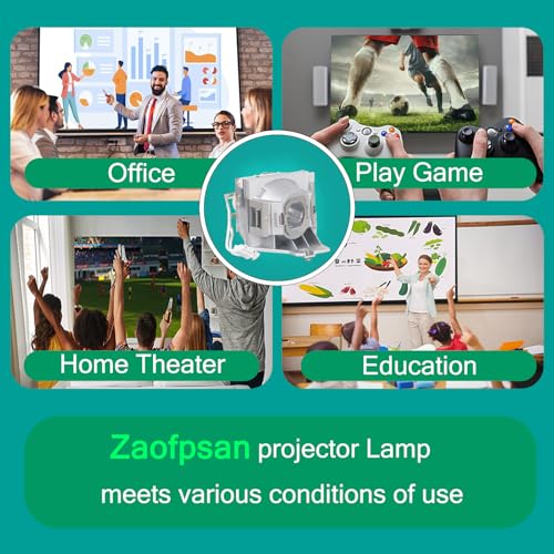 Lámpara de reemplazo para proyector Viewsonic 190W miniatura 2