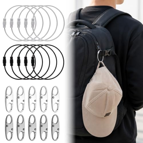20Pcs Anti Theft Zipper Clips Set for Bag Backpacks Purse Luggage