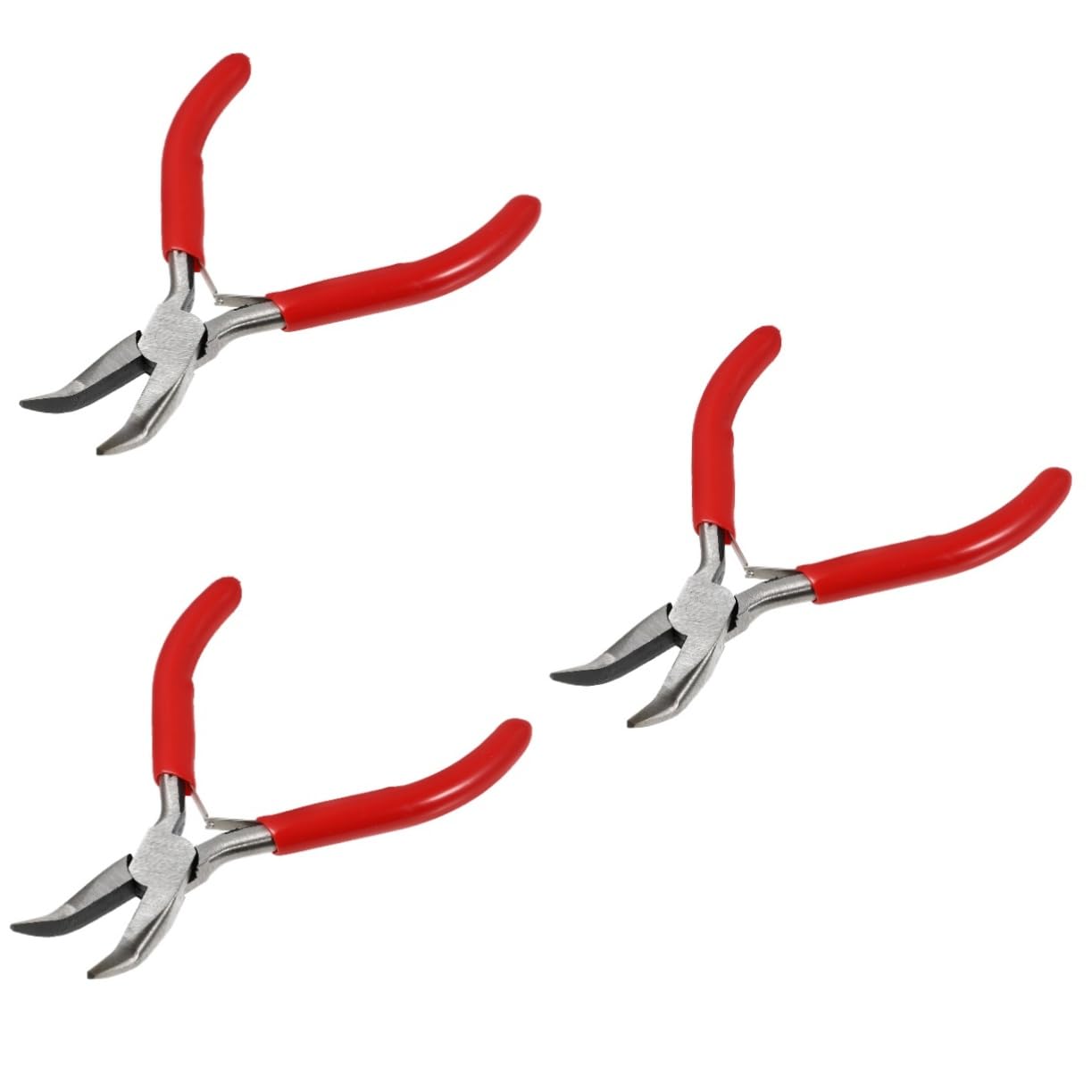 Pince pointue et outils de perlage Lurrose pour enrouler le fil de bijoux en acier