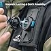 SUREWO Magnetic Quick Release Backpack Shoulder Strap Mount Bag Belt Shoulder Strap Clip Holder Compatible with Gopro Hero 13/12/11/10/9/8/7/(2018)/6/5 Black,DJI Osmo Action 5 pro/4/3 and More