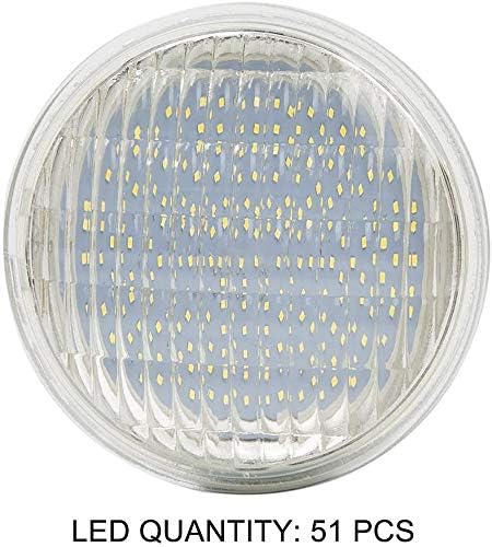 Zorykn PAR36 LED Landscape Bulb,9W 900LM 50W Halogen Equivalent,2700K Warm White, 12V AC/DC,IP68 Waterproof,PAR36 LED Bulb for Landscape Lighting,Off-Road Vehicles,RV Vehicles, Tractor (4 Pack)
