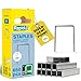 Price comparison product image Rapid High-Performance Staples for Insulation, Thin Plastics, Cardboard and Carpets Flatwire No. 140, Leg Length 14mm, Staple Gun Staples, Galvanised Steel, 650 Pieces, Narrow Blister (40109576)
