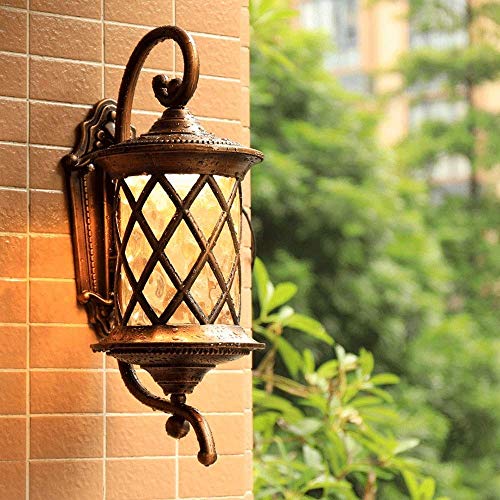 Lampe murale extérieure rétro E27 Victoria étanche pour cour et balcon