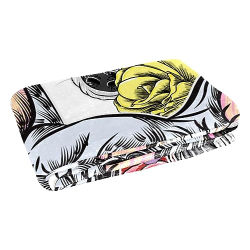 Couverture Bouledogue Français pour pique-nique, camping et plage - 3