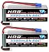 HRB 2Packs 6S 3300mAh 22.2V 60C LiPo Battery Pack with EC5 Plug for RC Car Boat Truck Heli Airplane
