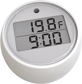 Ice Bath Thermometer with Timer Automatic Floating Water Thermometer for Fitness Cold Plunge and Winter Swimming ABS Waterproof Electronic