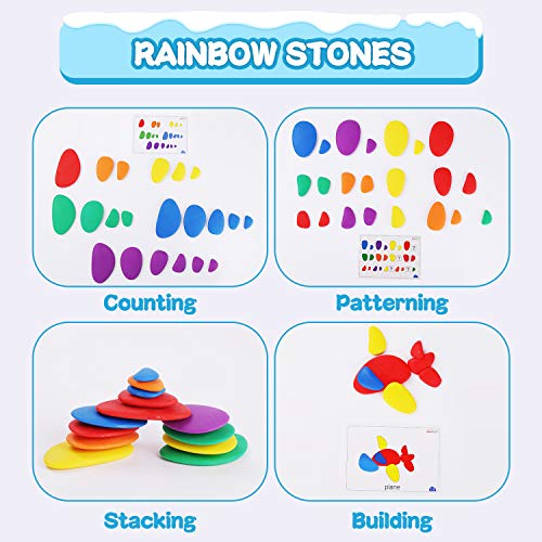 image for BBLIKE Counting Bears with Matching Sorting Cups | Rainbow Sorting and